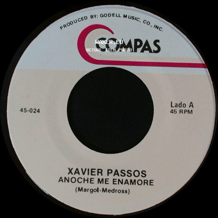 Xavier Passos - Anoche Me Enamore / Año Nuevo Vida Nueva side A