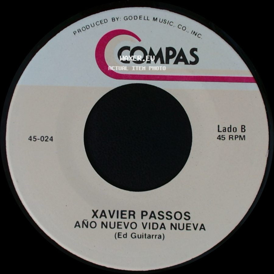 Xavier Passos - Anoche Me Enamore / Año Nuevo Vida Nueva side B