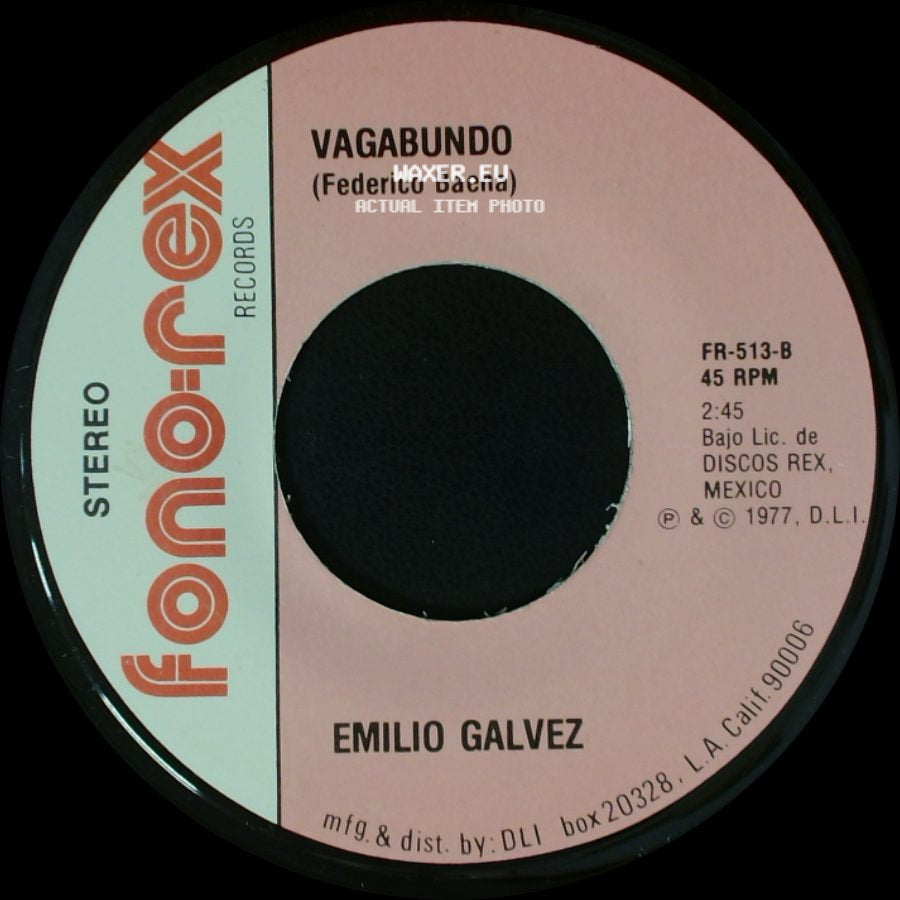 Emilio Galvez - Señora Bonita / Vagabundo side B