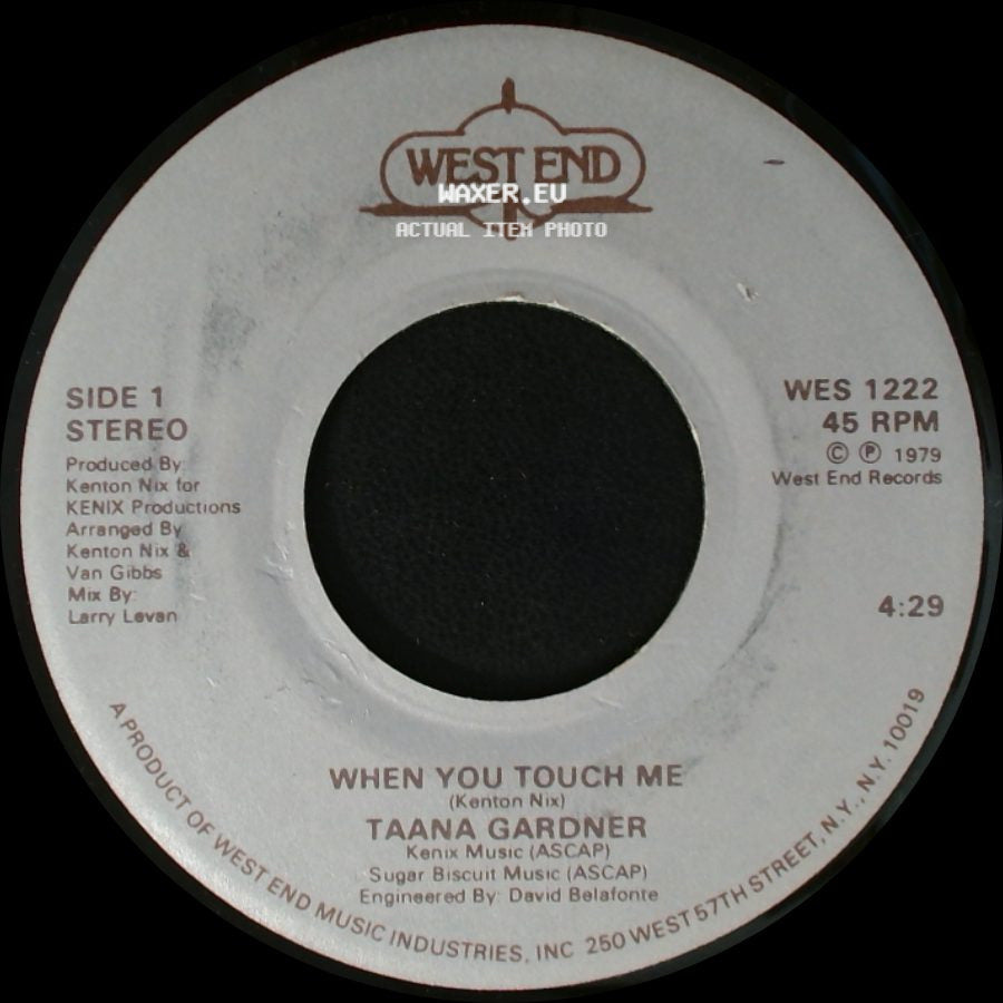 Taana Gardner - When You Touch Me / Work That Body side A