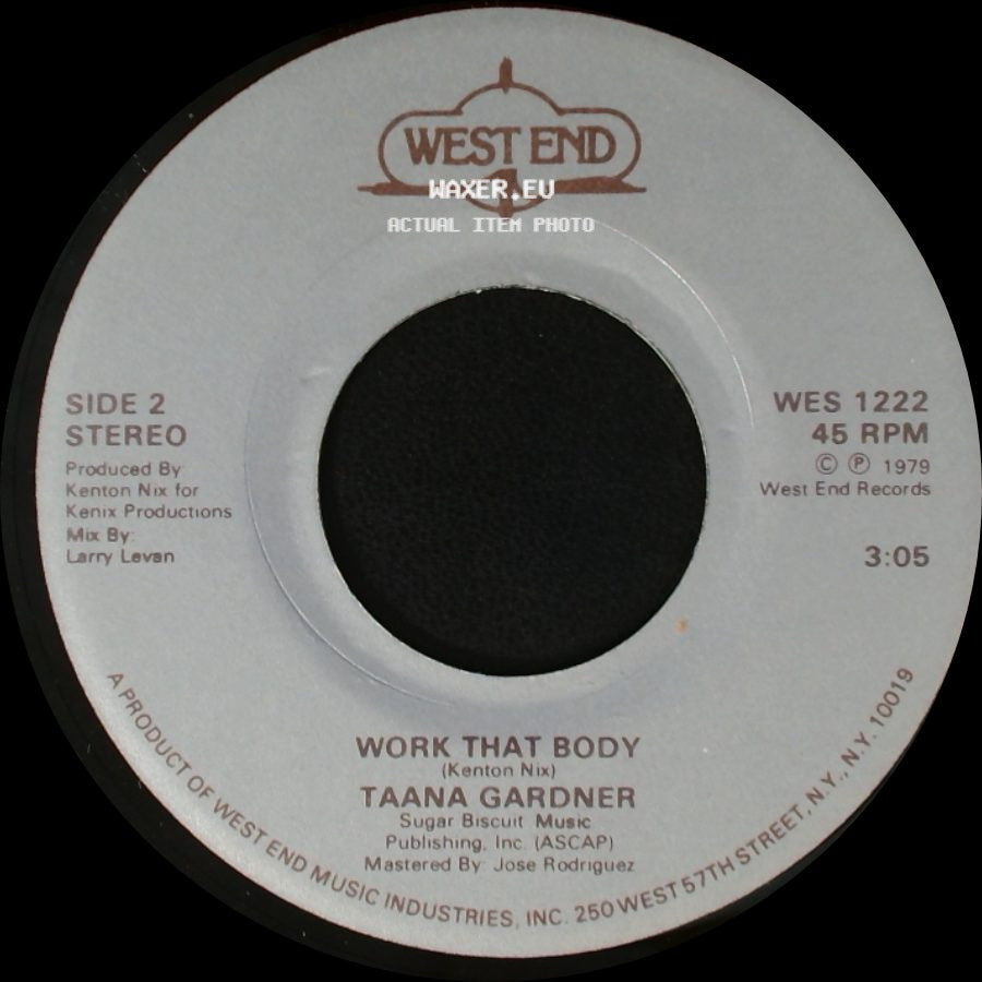 Taana Gardner - When You Touch Me / Work That Body side B