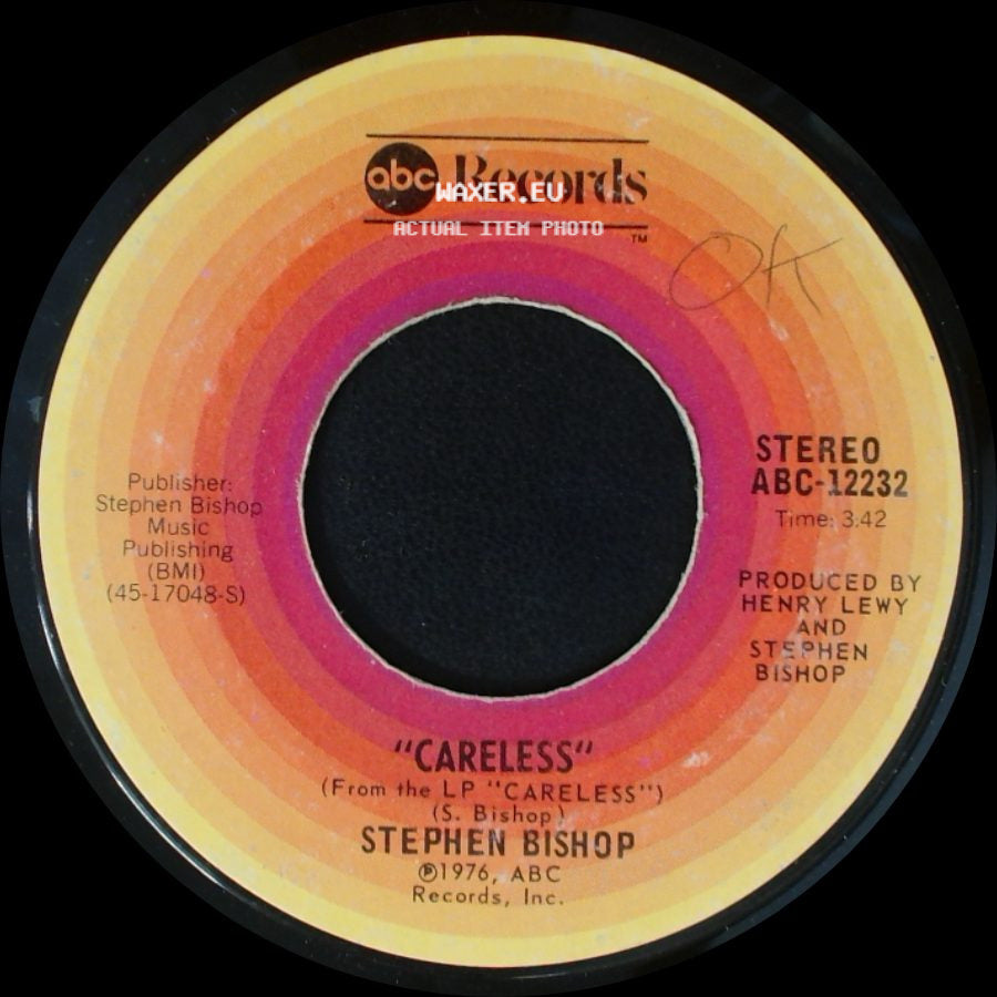 Stephen Bishop - Save It For A Rainy Day / Careless side B