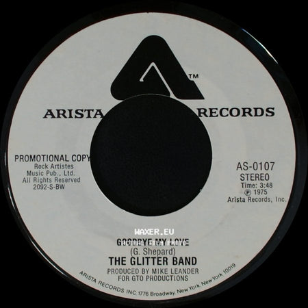 The Glitter Band - Goodbye My Love / Goodbye My Love side B