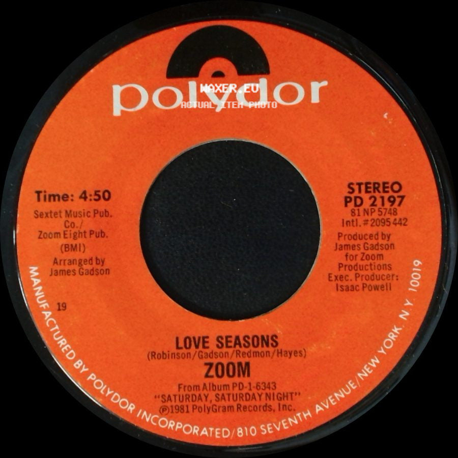 Zoom - Love Seasons / Bye Bye Baby side A