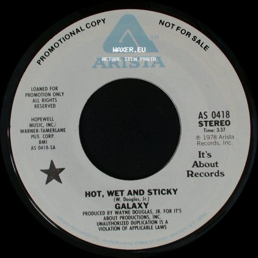 Galaxy - Hot, Wet And Sticky / Hot, Wet And Sticky side A