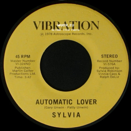 Sylvia - Automatic Lover / Stop Boy side A