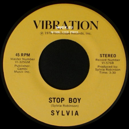 Sylvia - Automatic Lover / Stop Boy side B