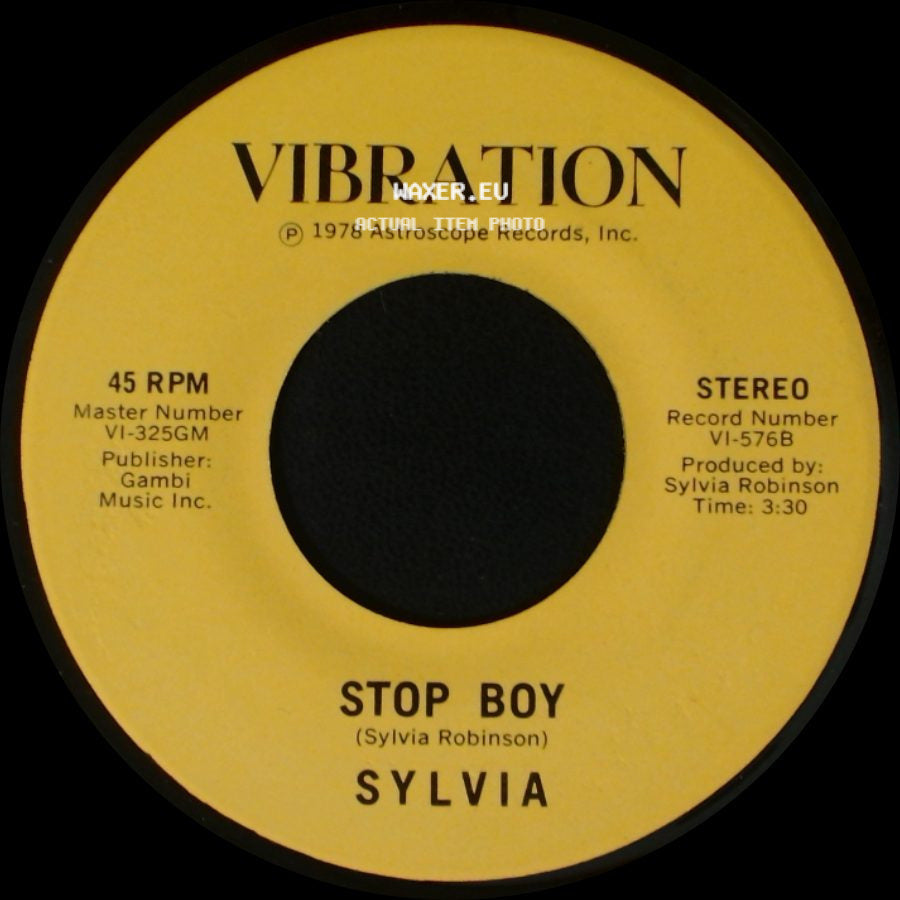 Sylvia - Automatic Lover / Stop Boy side B
