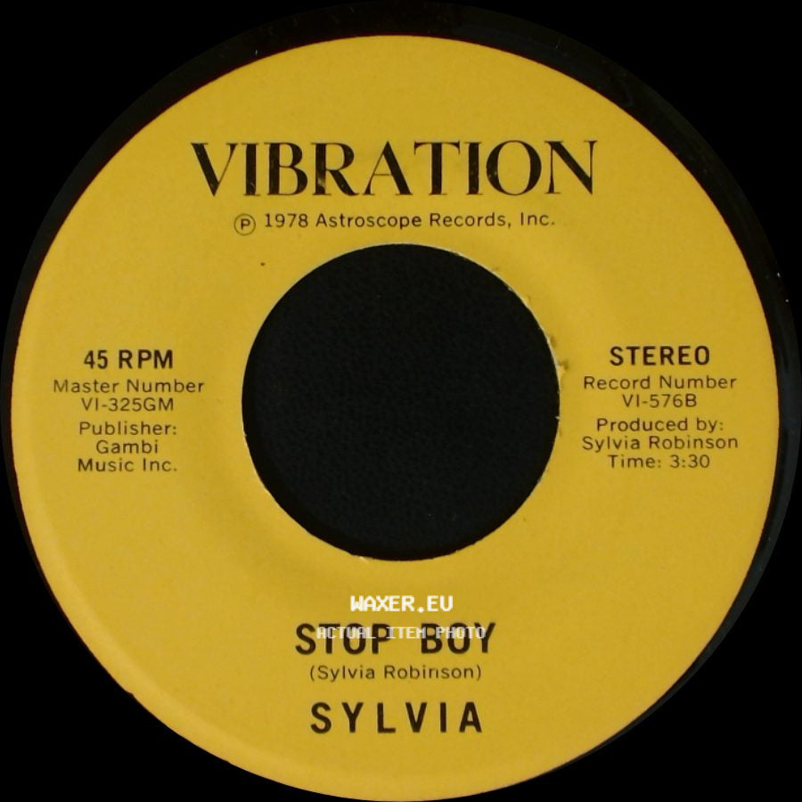 Sylvia - Stop Boy / Automatic Lover side A