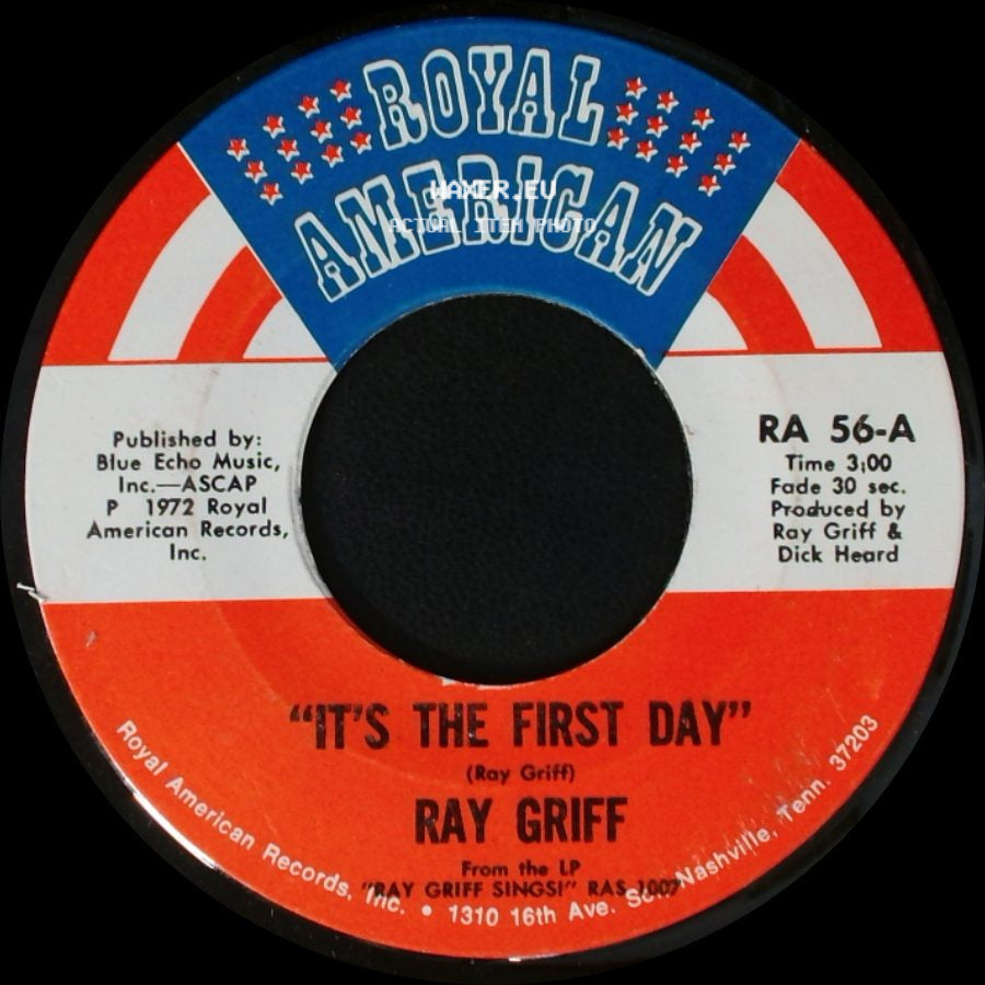 Ray Griff - It's The First Day / Waxahachie Woman side A