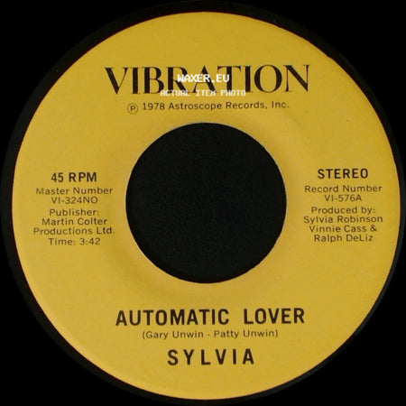 Sylvia - Automatic Lover / Stop Boy side A