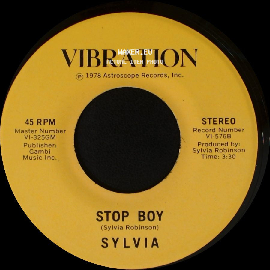 Sylvia - Automatic Lover / Stop Boy side B