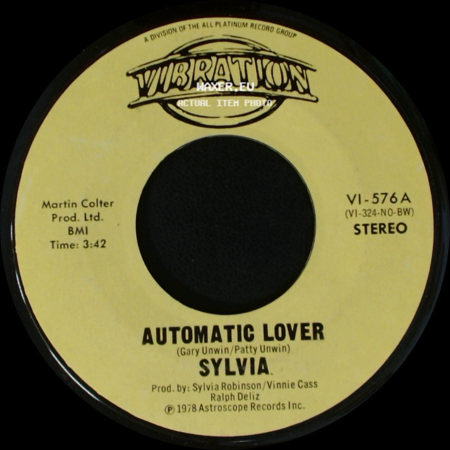 Sylvia - Automatic Lover / Stop Boy side A