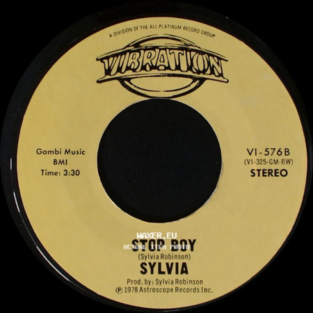 Sylvia - Automatic Lover / Stop Boy side B