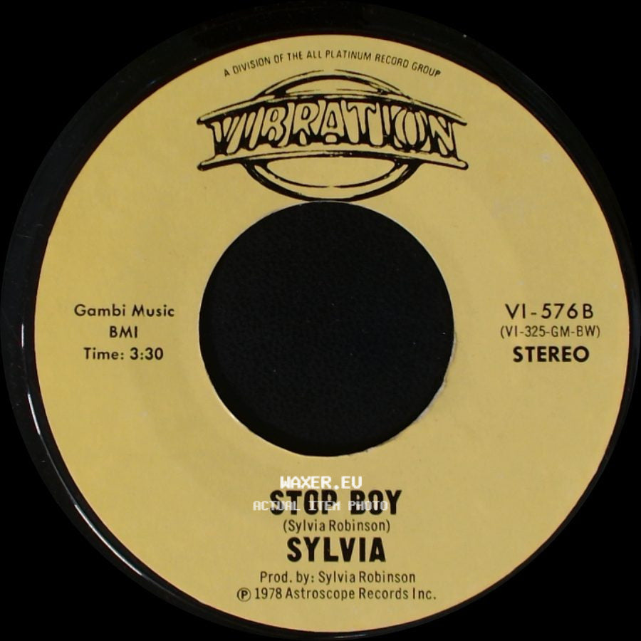 Sylvia - Automatic Lover / Stop Boy side B