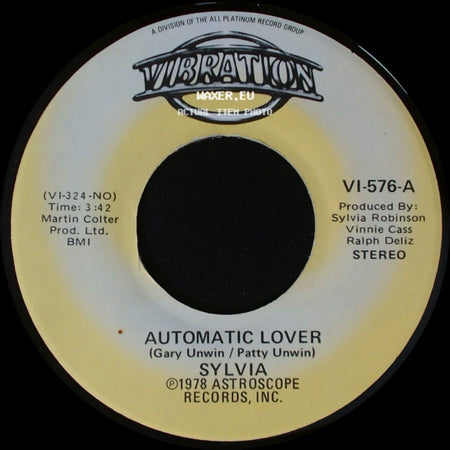 Sylvia - Automatic Lover / Stop Boy side A