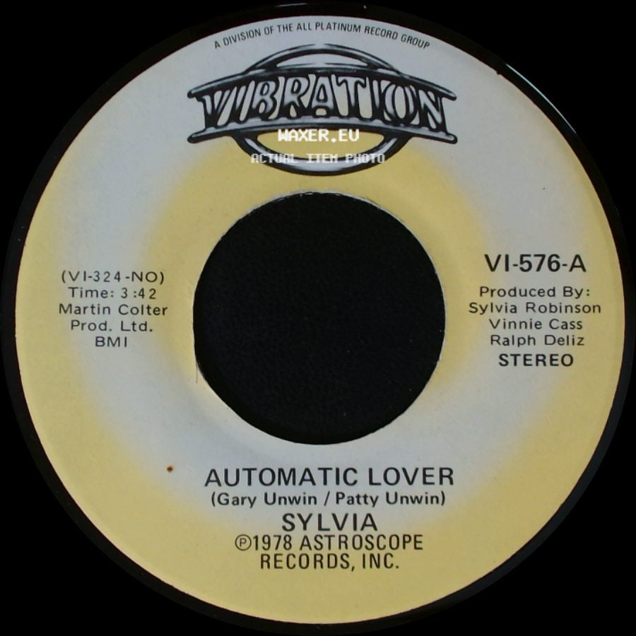 Sylvia - Automatic Lover / Stop Boy side A