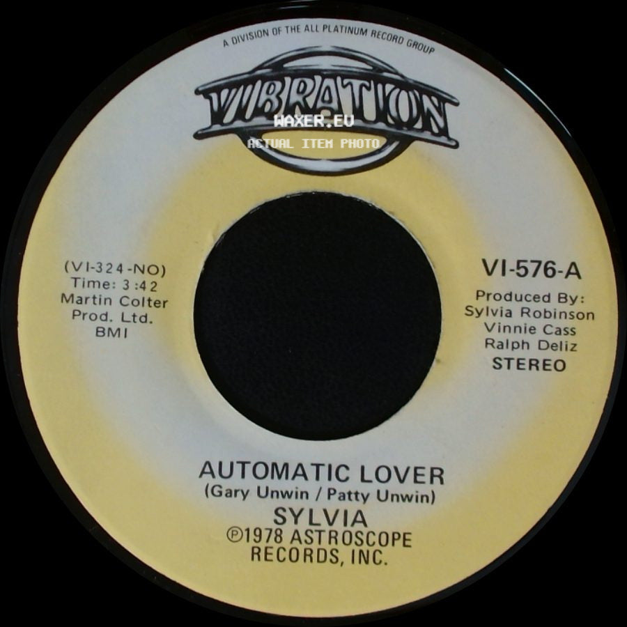 Sylvia - Automatic Lover / Stop Boy side A