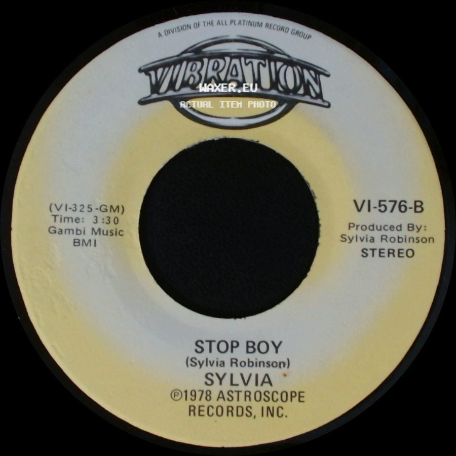 Sylvia - Automatic Lover / Stop Boy side B