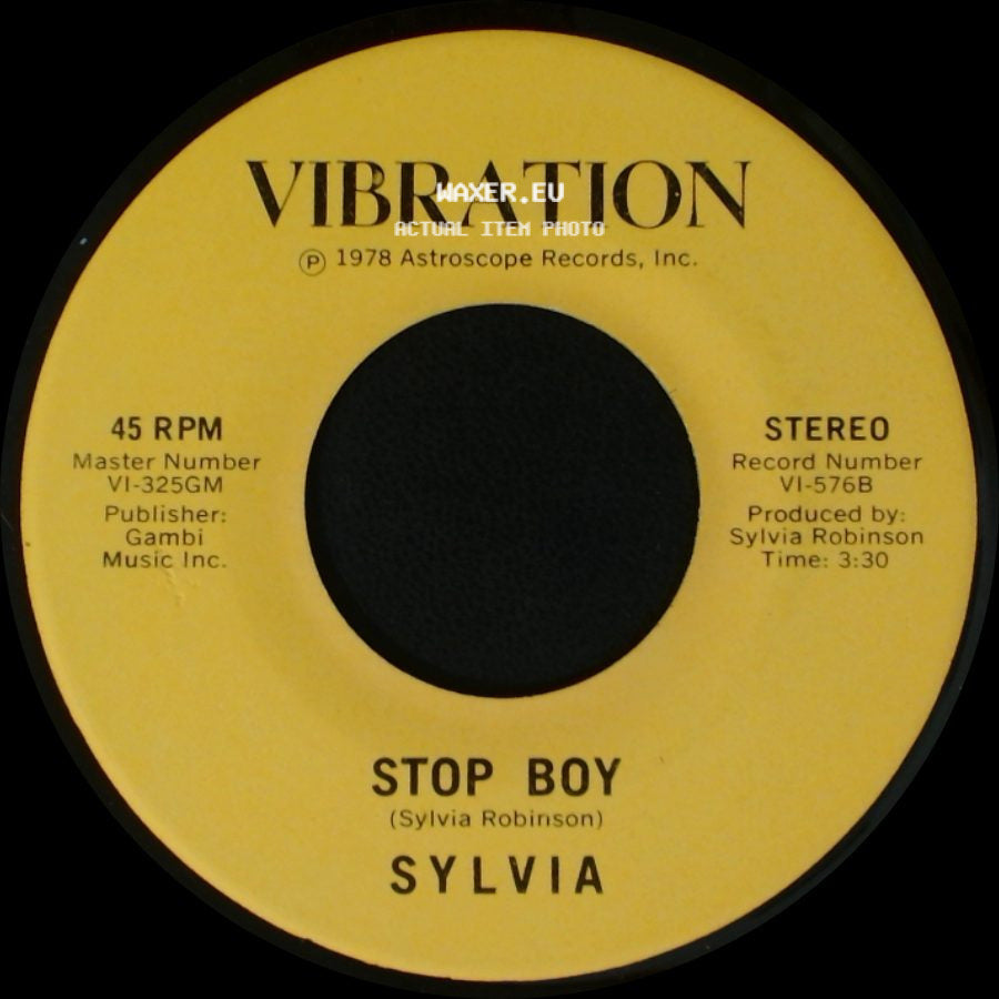 Sylvia - Stop Boy / Automatic Lover side A