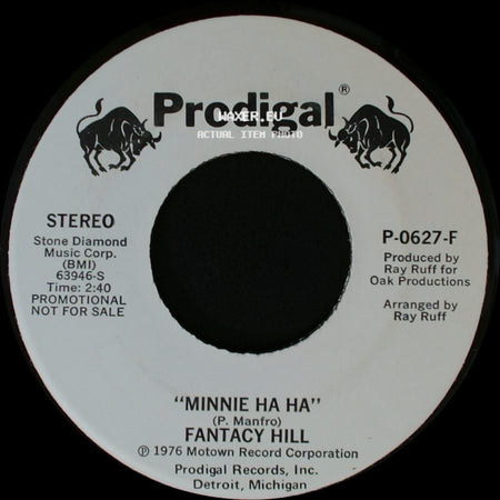 Fantacy Hill - Minnie Ha Ha / Minnie Ha Ha side B