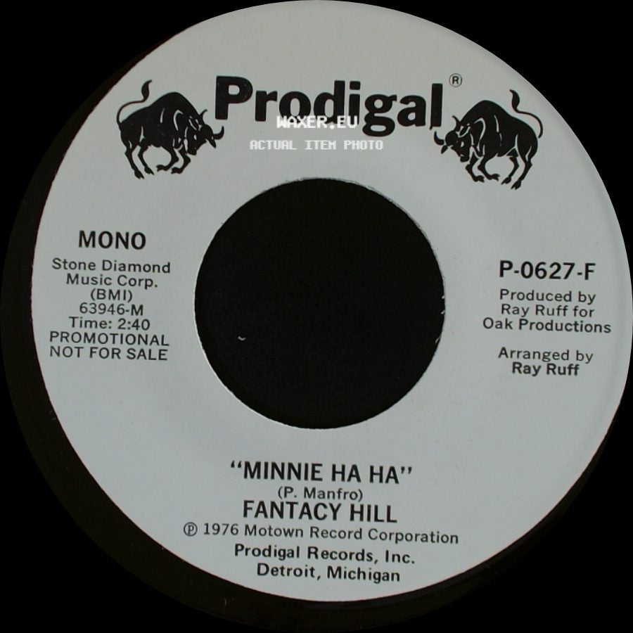 Fantacy Hill - "Minnie Ha Ha" / Minnie Ha Ha side A