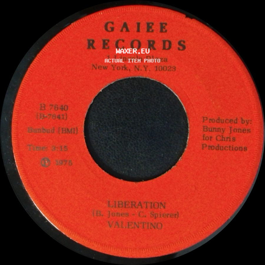 Valentino - Liberation / I Was Born This Way side A