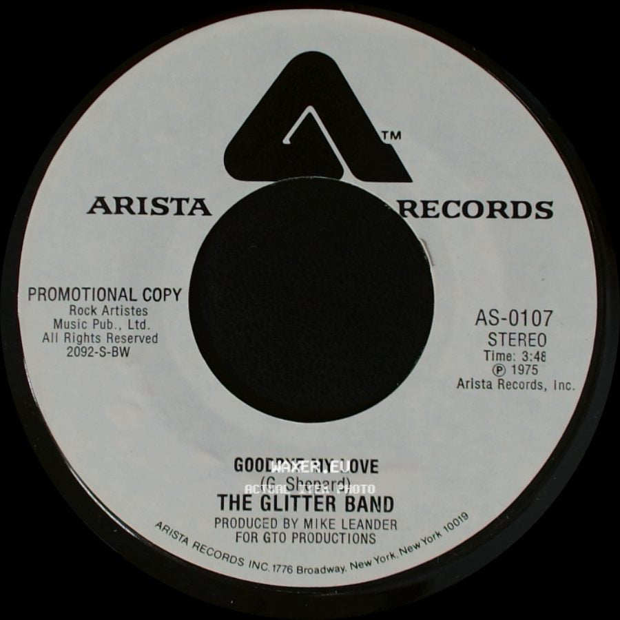 The Glitter Band - Goodbye My Love / Goodbye My Love side A