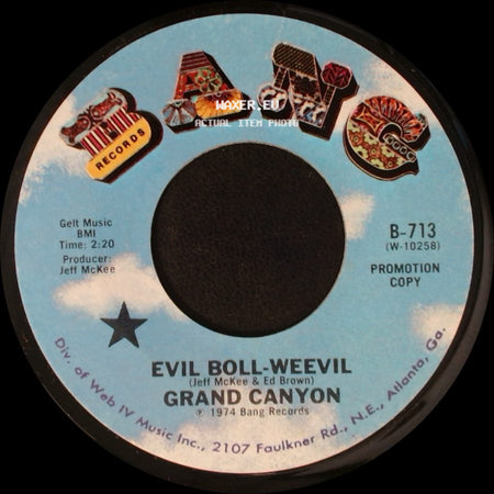 Grand Canyon - Evil Boll-Weevil / Got To Find My Way Back side A