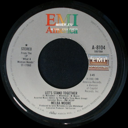 Melba Moore - What A Woman Needs / Let's Stand Together side B