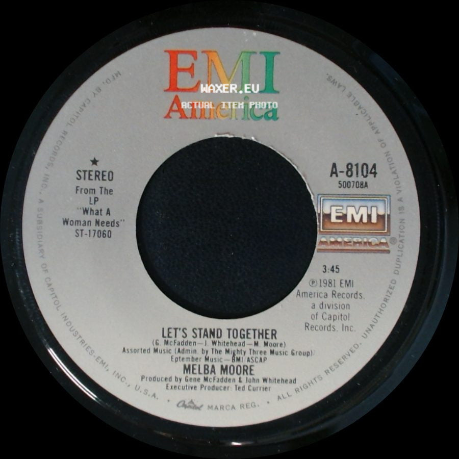 Melba Moore - What A Woman Needs / Let's Stand Together side B