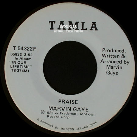 Marvin Gaye - Praise / Praise side B