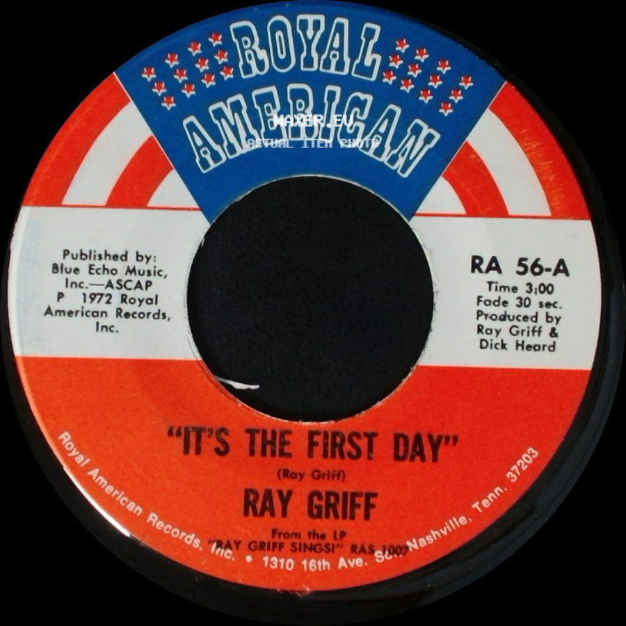 Ray Griff - It's The First Day / Waxahachie Woman side A