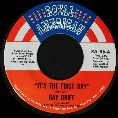 Ray Griff - Waxahachie Woman / It's The First Day side B