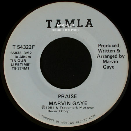 Marvin Gaye - Praise / Praise side B