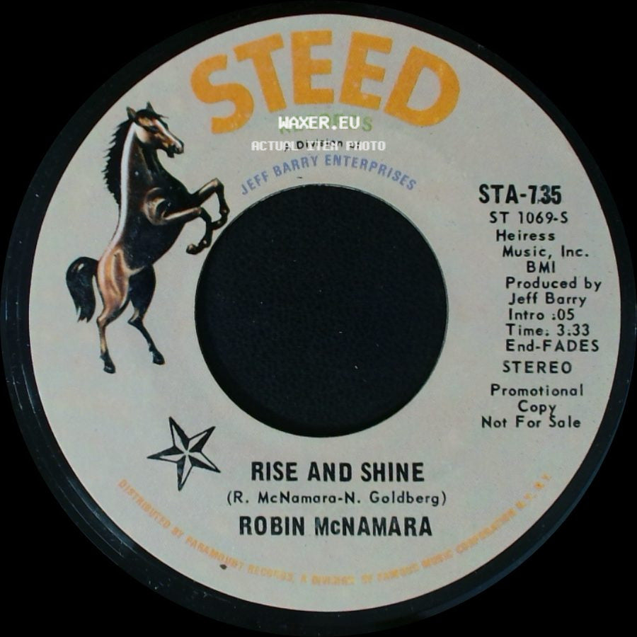 Robin Mcnamara - Lost In Boston / Rise And Shine side B