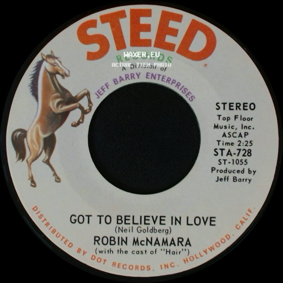 Robin Mcnamara - Aren't You Thinking Of Me / Got To Believe In Love side B