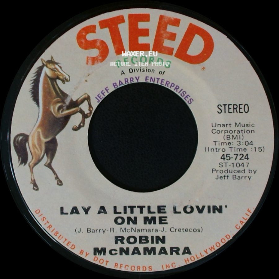 Robin Mcnamara - Lay A Little Lovin' On Me / I'll Tell You Tomorrow side A