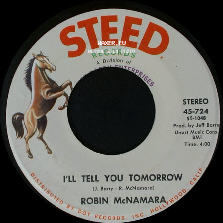 Robin Mcnamara - Lay A Little Lovin' On Me / I'll Tell You Tomorrow side B