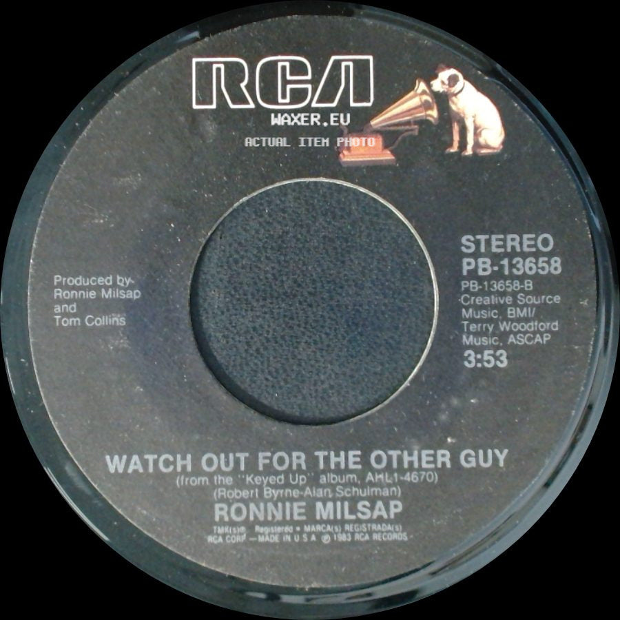 Ronnie Milsap - Show Her / Watch Out For The Other Guy side B
