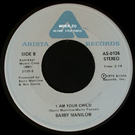 Barry Manilow - Could It Be Magic / I Am Your Child side B