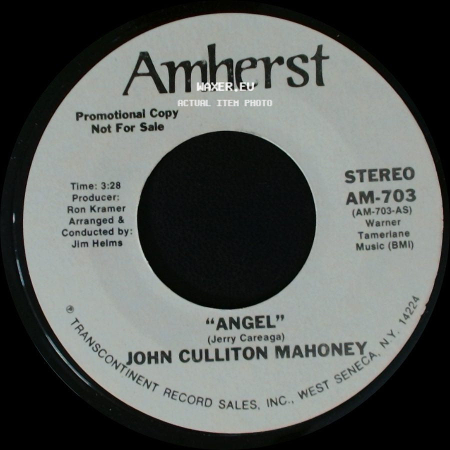 John Culliton Mahoney - Angel / Angel side A