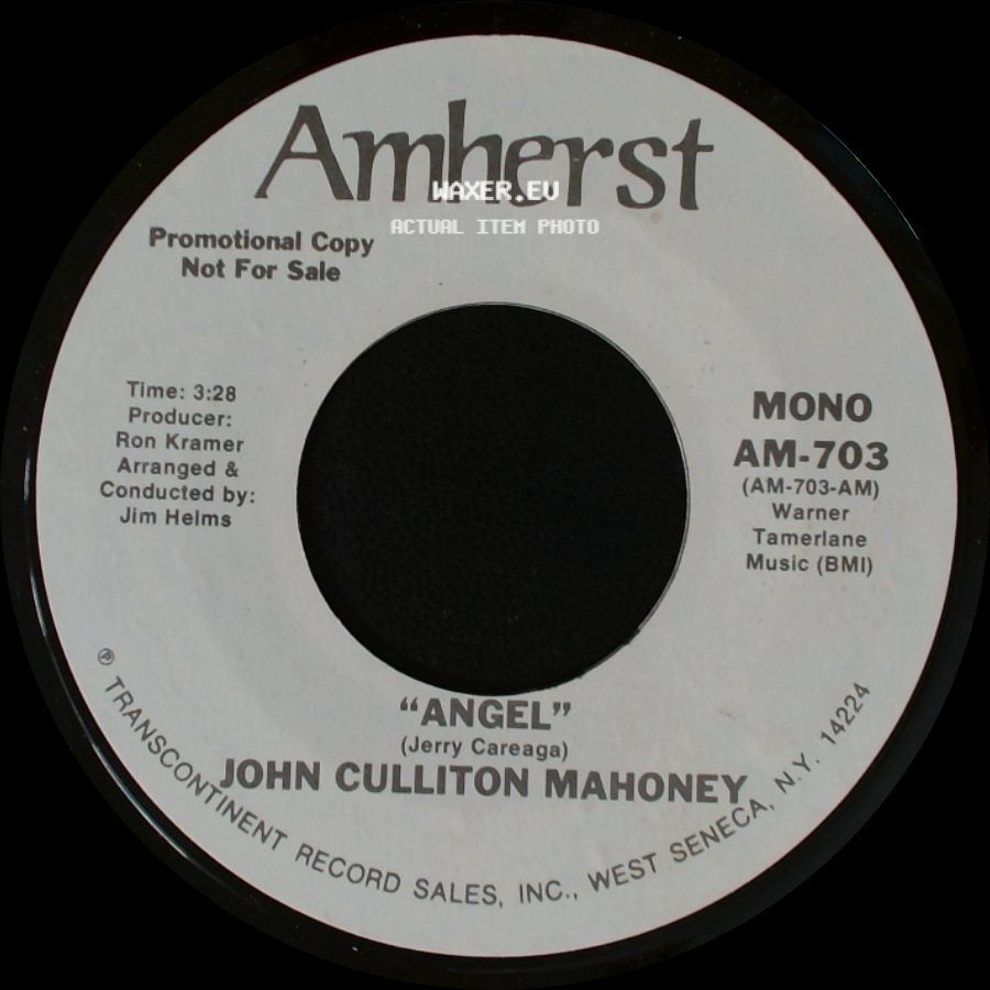John Culliton Mahoney - Angel / Angel side B