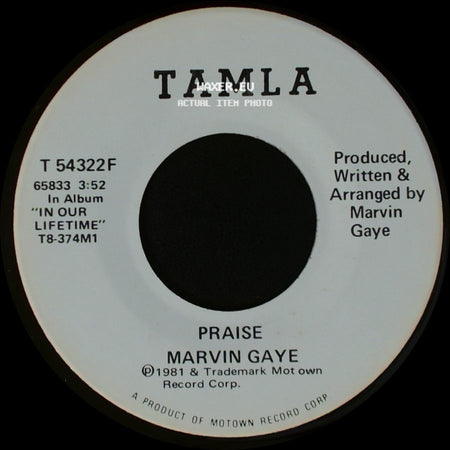 Marvin Gaye - Praise / Praise side B