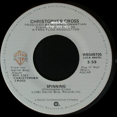 Christopher Cross - Say You'll Be Mine / Spinning side B