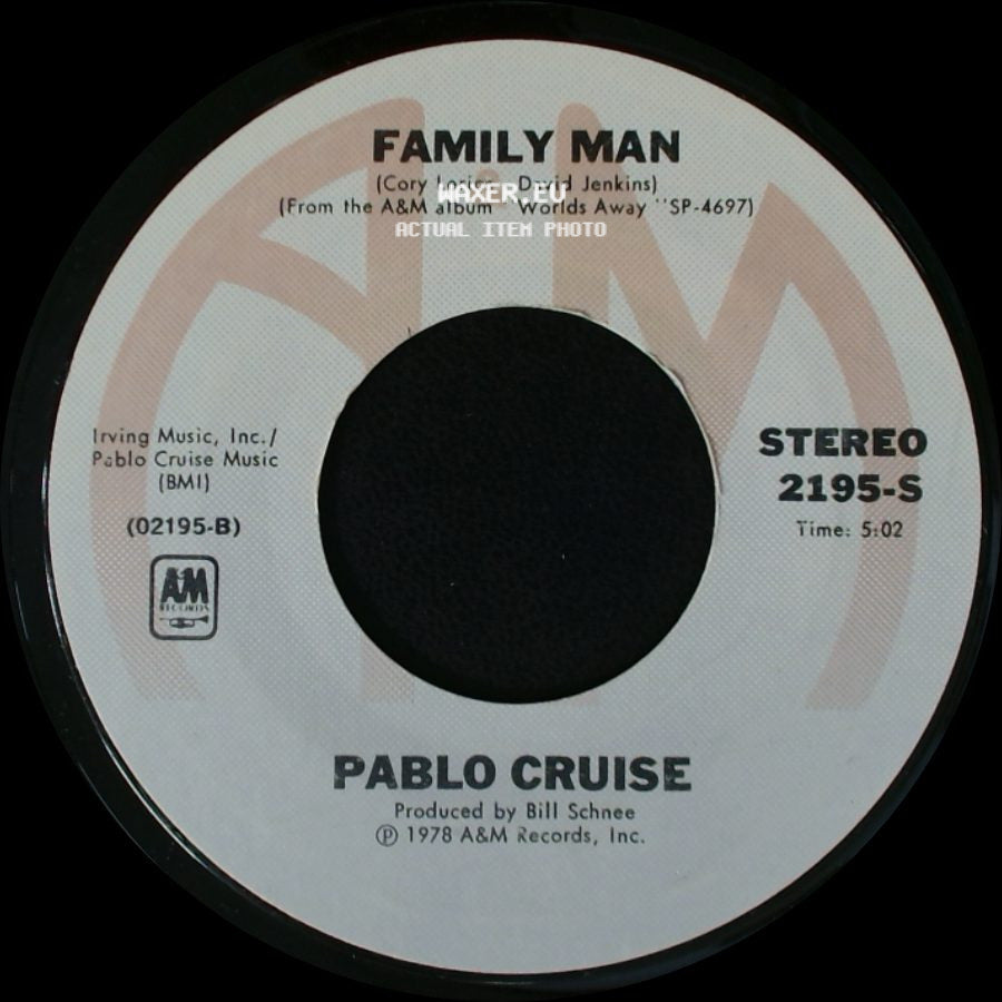 Pablo Cruise - Family Man / I Want You Tonight side A
