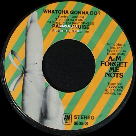 Pablo Cruise - A Place In The Sun / Whatcha Gonna Do? side B