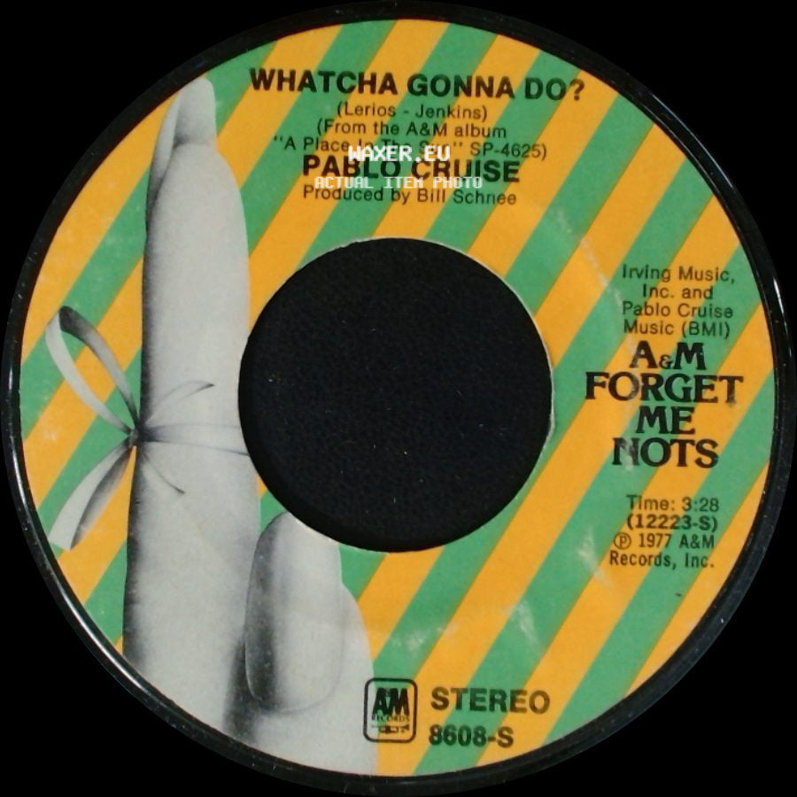 Pablo Cruise - Whatcha Gonna Do? / A Place In The Sun side A