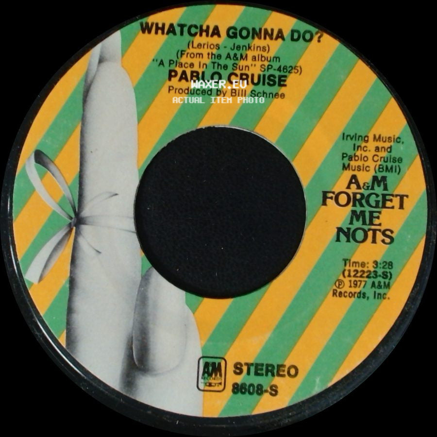 Pablo Cruise - Whatcha Gonna Do? / A Place In The Sun side A