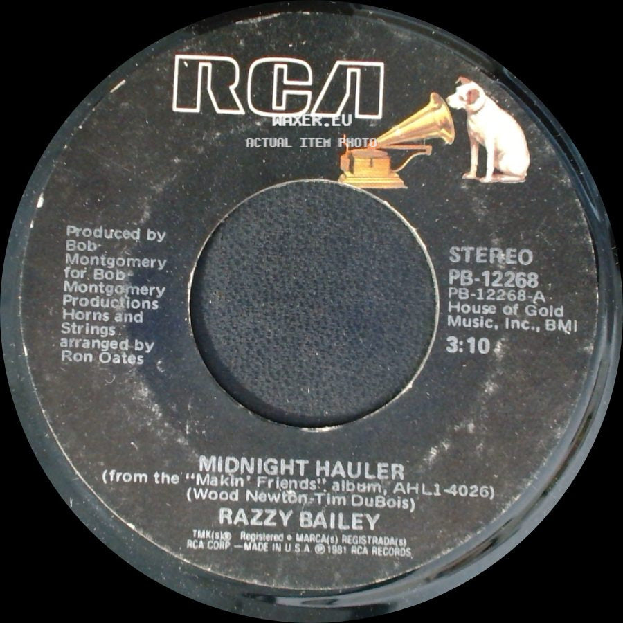 Razzy Bailey - Midnight Hauler / Scratch My Back (And Whisper In My Ear) side A